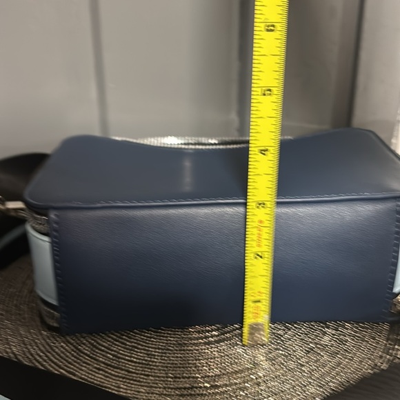 NWOT Like Dreams 2 Tone Blue Crossbody Bag - Picture 8 of 10